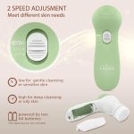 Facial Cleansing Brush | Face Scrubber Exfoliator Wash Cleansing Exfoliating Powered Electric Brushes Spin Cleanser Cleaning Scrub Oily Mixed Normal Dry Skin Including 7 Heads (Opal) - Image 6